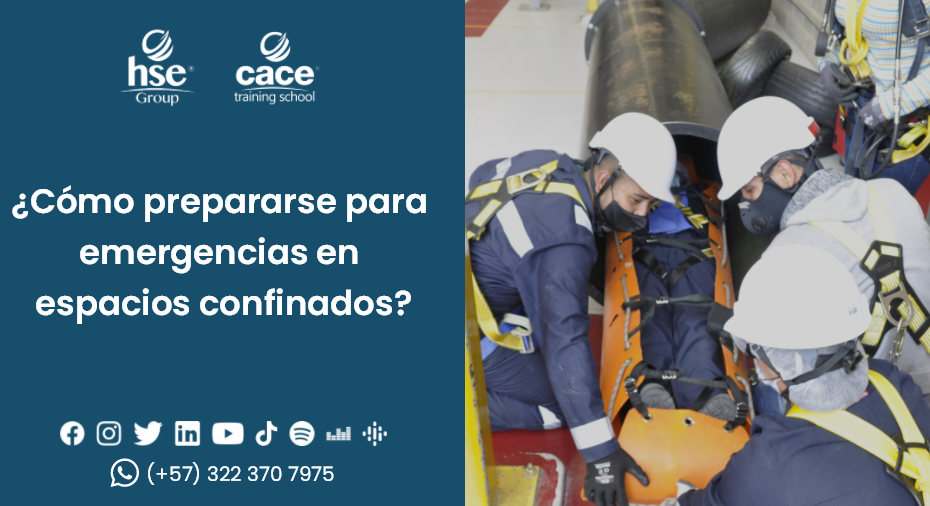 Como prepararse para emergencias en espacios confinados